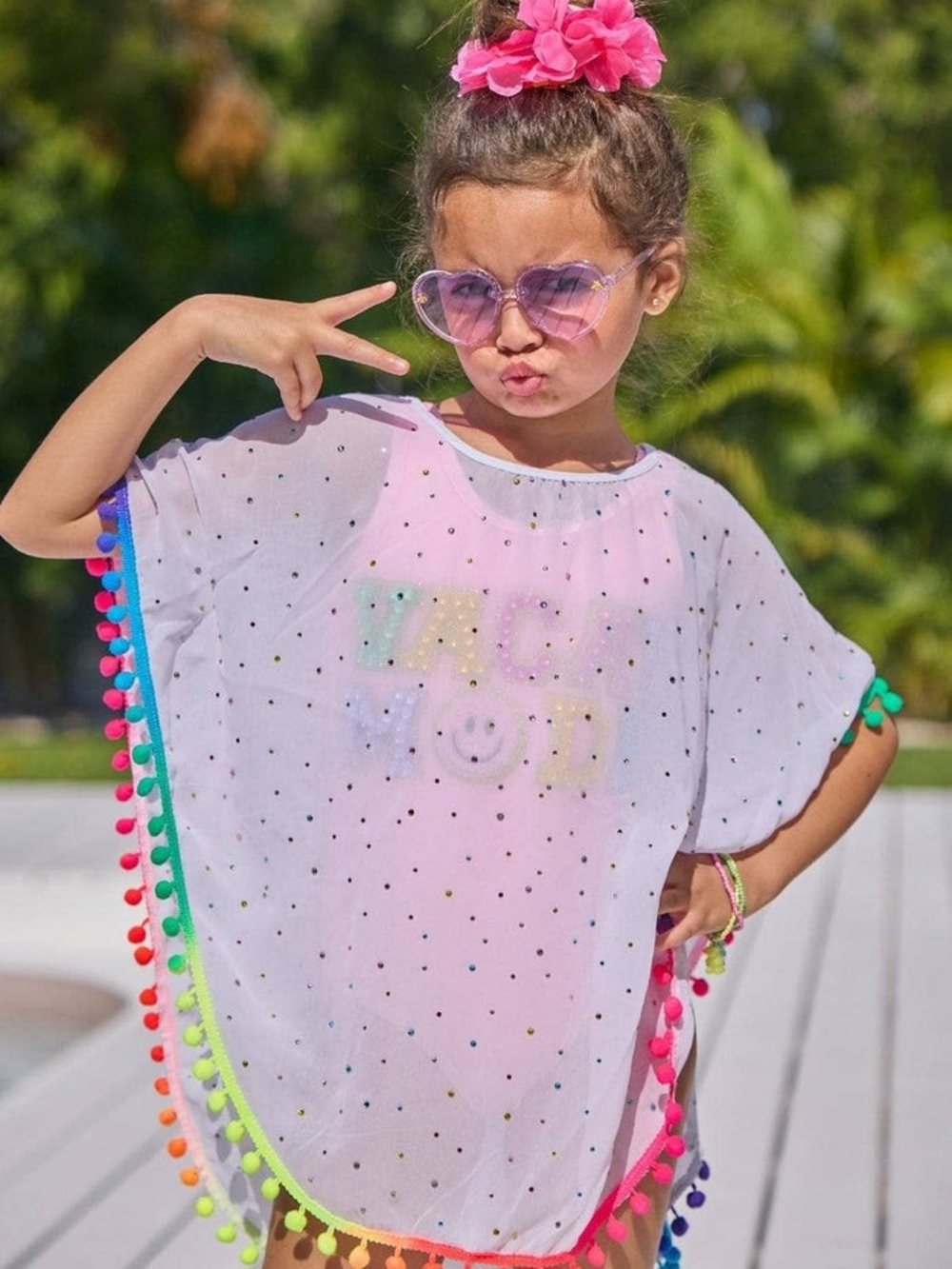 Lola And The Boys Rainbow Crystal Coverup